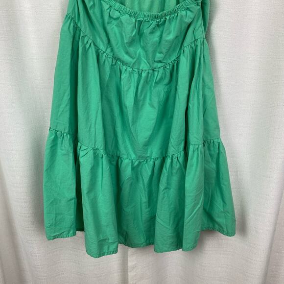 American Eagle Green Tiered Babydoll Mini Dress Sz.S NWT - Picture 11 of 15